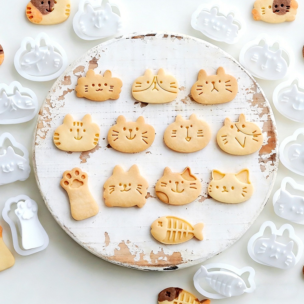 Kitchen Baking Store - Формочки для печенья «Милые котята» DIY: