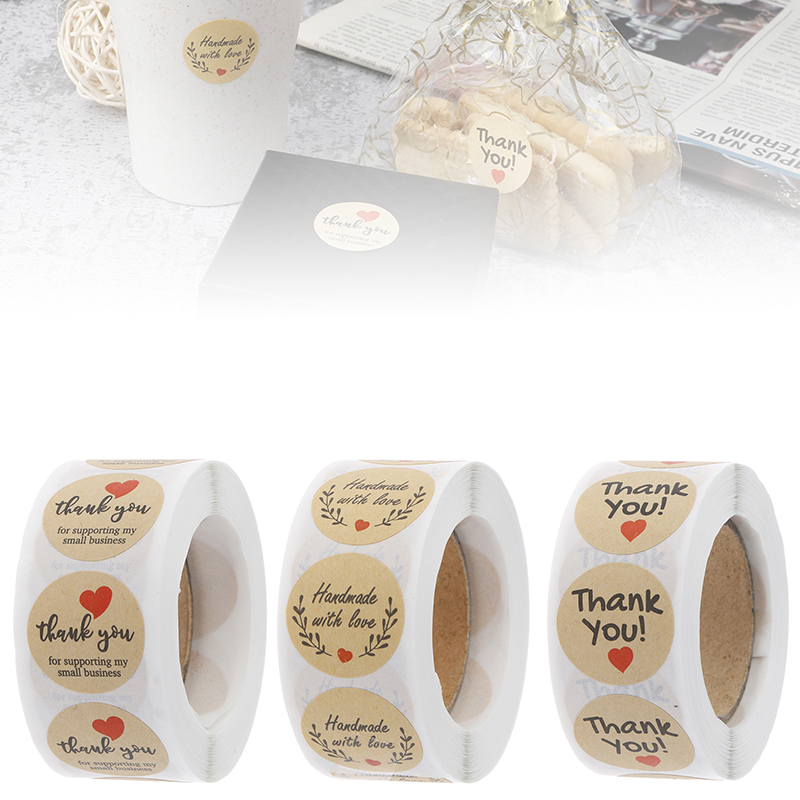 500 шт., наклейки «Спасибо», у – обзор и цена Kitchen.Baking Labels