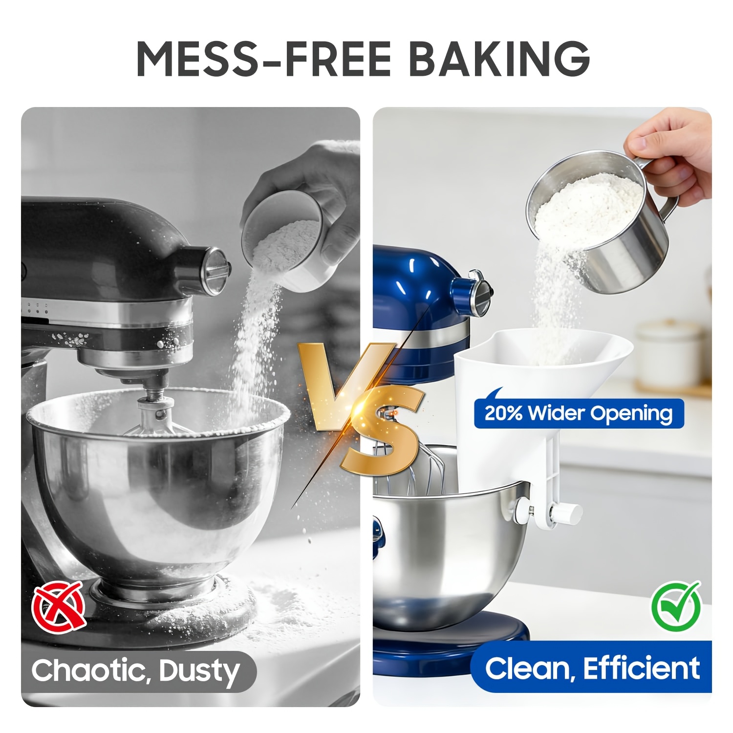 Широкая воронка для муки и тес – обзор и цена Kitchen Aid Baking Mixer