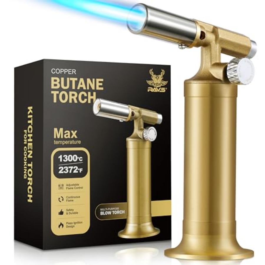 Медная бутановая горелка, мног – обзор и цена Kitchen Baking Torch