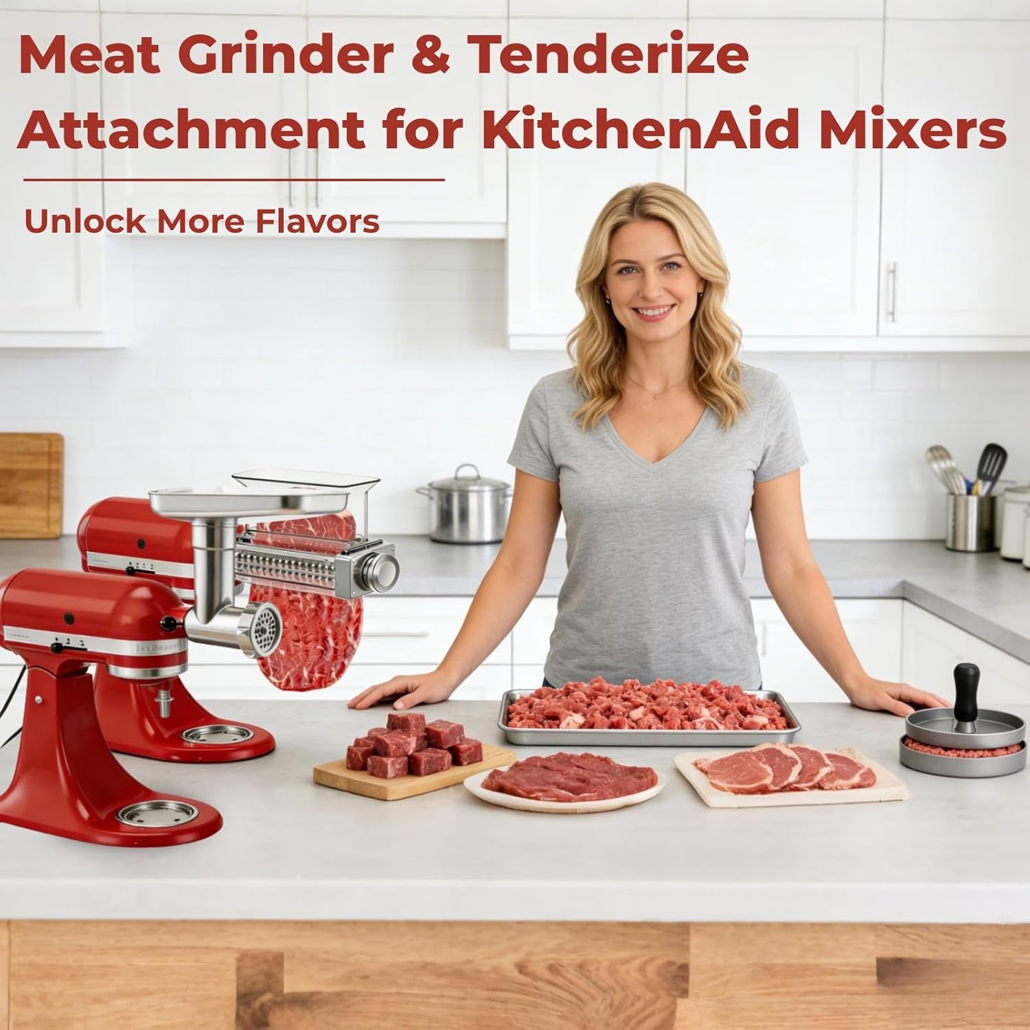 Насадка-измельчитель для мяса  – обзор и цена Kitchen Aid Baking Mixer